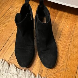 Charlie Size 8 Black Ankle Booties